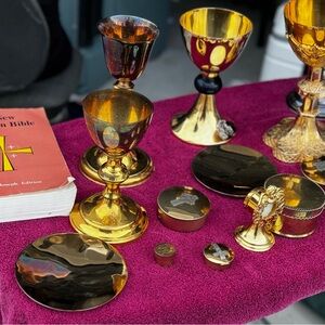 Religious Chalice and accessories